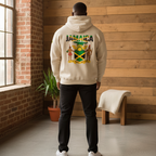 Jamaica Pride Art Graphic Essential Heavyweight Unisex Hoodie
