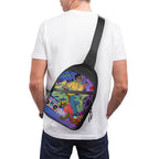B-Boy and DJ-themed, Vibrantly Illustrated Folding Chest Bag Yoycol