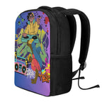 Student Backpack Featuring Graffiti, B-Boy, and Music Art Themes