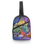 B-Boy and DJ-themed, Vibrantly Illustrated Folding Chest Bag Yoycol