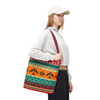 Southwestern Pattern Tote Bag - Native-Inspired Aztec Eagle Print Printify