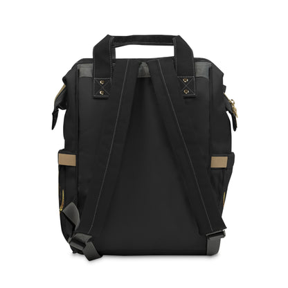 Ethnic Cosmic Themed Multifunctional Diaper Backpack - Stylish & Versatile Baby Bag