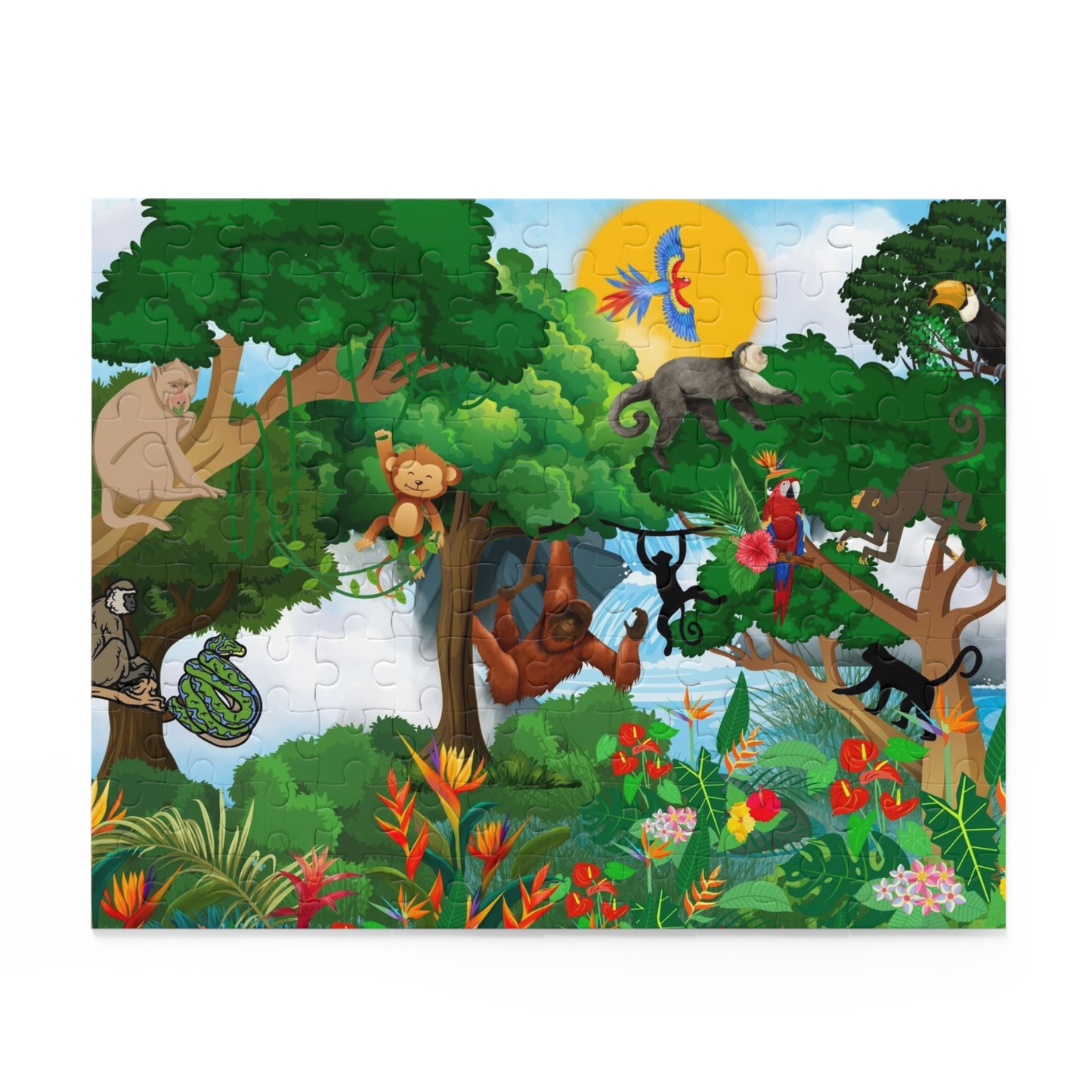 Nature-Themed Puzzle (120/252/500-Piece) – Fun for All Ages!
