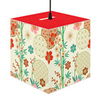 Japanese Floral Cube Lamp — Vintage Sakura Pattern Light Cube Printify