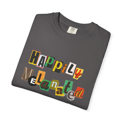 Handcrafted Jamaican Flag Art Graphic Tee, Unisex Garment-Dyed T-shirt