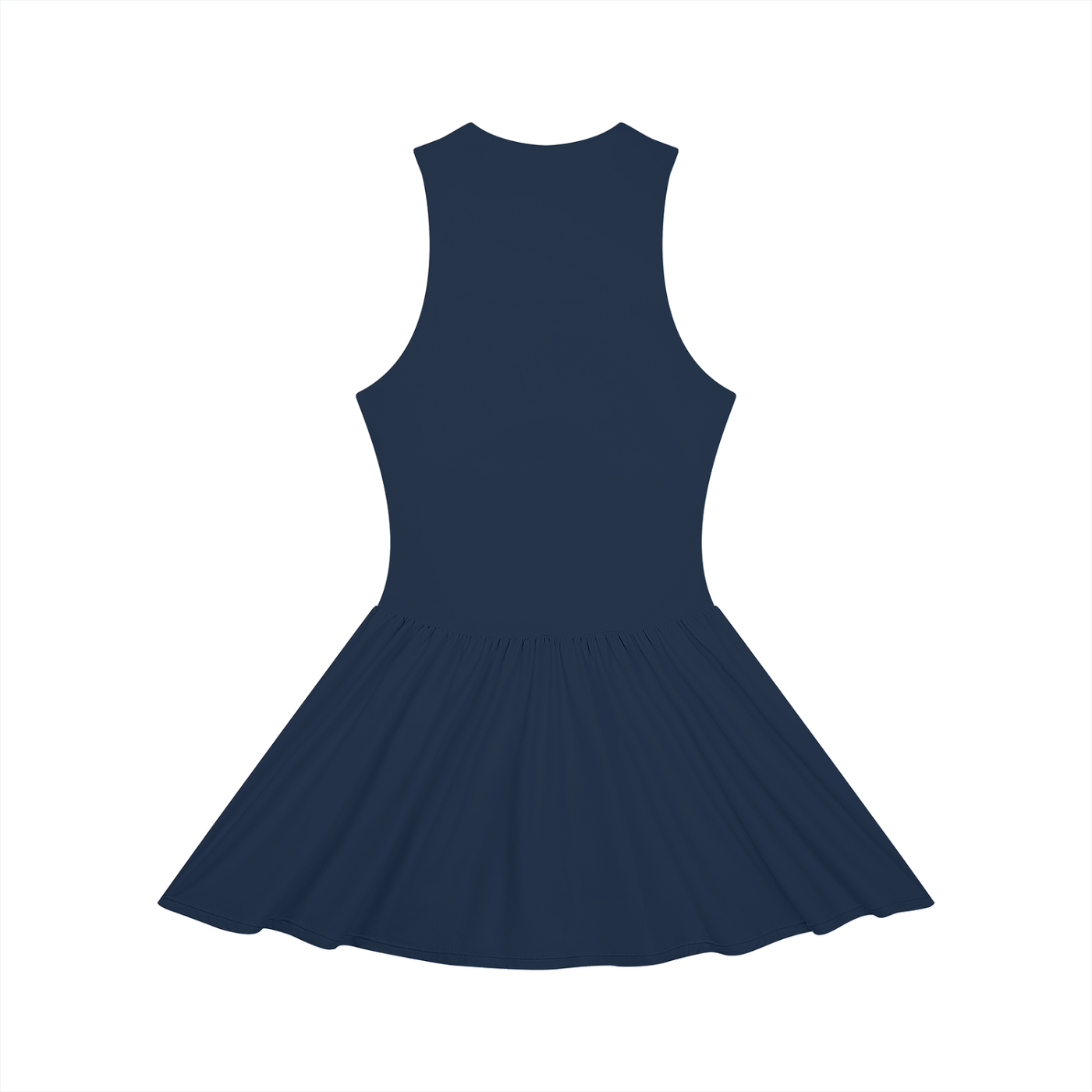 Women’s Ruched Sleeveless Full-Zip Summer  Dress