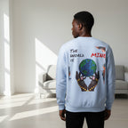 Galaxy Art Unisex Sweatshirt, Handcrafted Space Design Printify