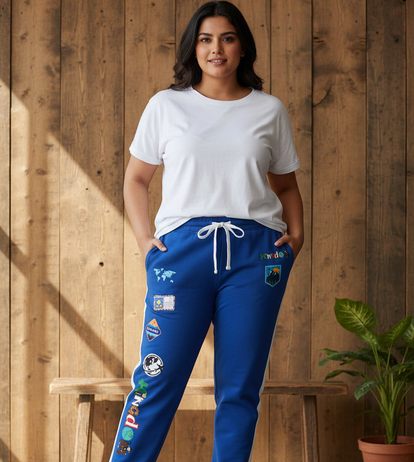 Graphic Travel-Inspired Athletic Unisex Joggers | Casual Fitness Pants Printify