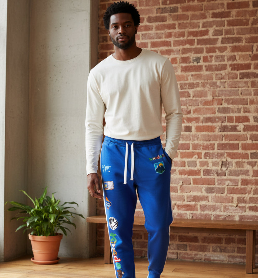 Graphic Travel-Inspired Athletic Unisex Joggers | Casual Fitness Pants Printify