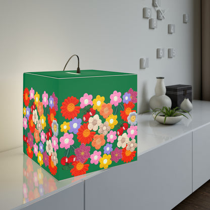 Floral Cube Lamp — Colorful Daisy Light Cube for Bedroom & Nursery