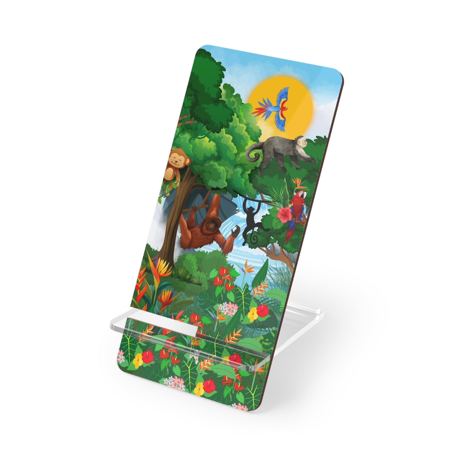 Colorful Jungle Smartphone Display Stand