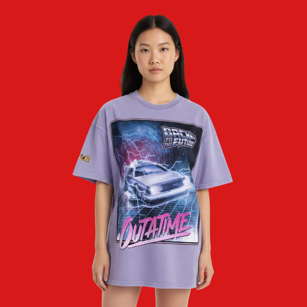 Emo Unisex Graphic Snow Washed Oversized Cotton T-Shirt