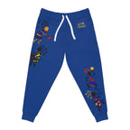 Afro- Caribbean Dance Athletic Unisex Joggers — Colorful Kokopelli AOP Sweatpants Printify