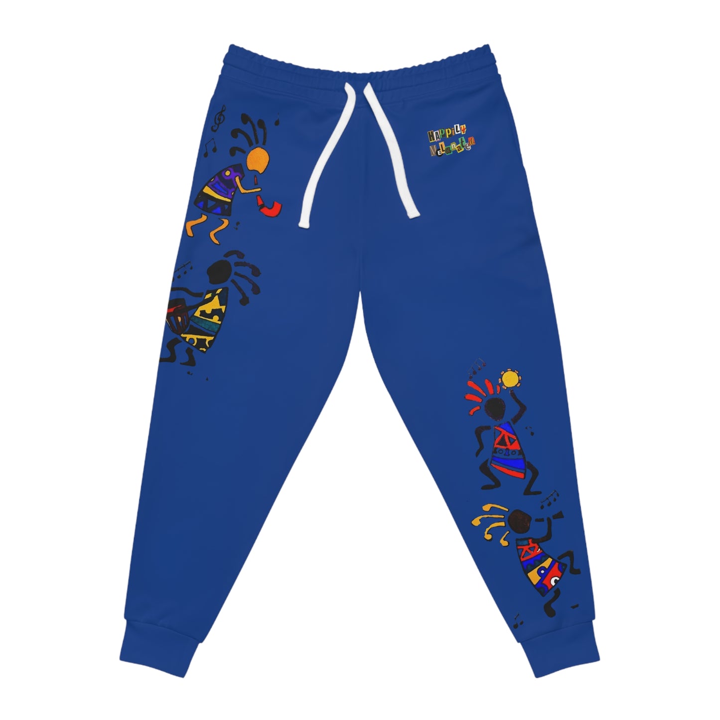 Tribal Dance Athletic Unisex Joggers — Colorful Kokopelli AOP Sweatpants