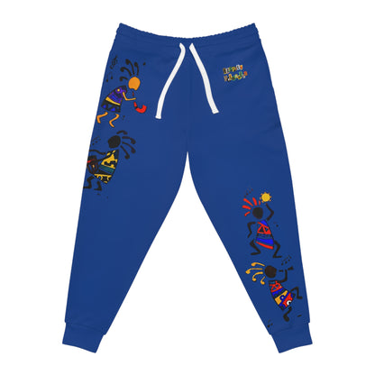 Tribal Dance Athletic Unisex Joggers — Colorful Kokopelli AOP Sweatpants