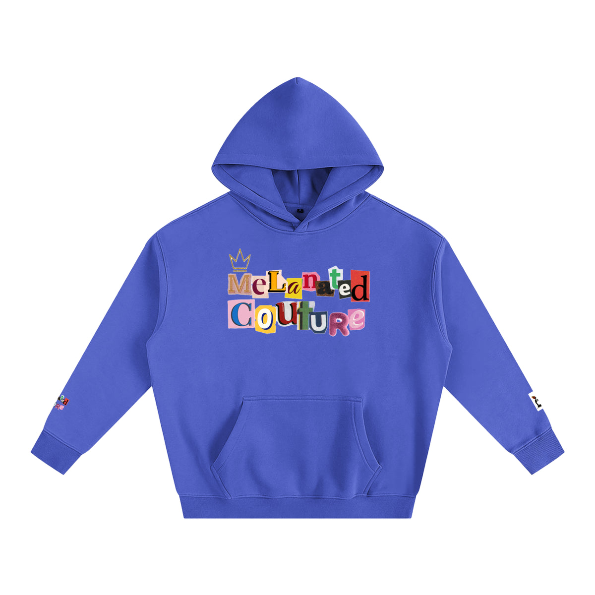 Crowned Black Woman Art Graphic Unisex Oversize Fleeced Hoodie ODMPOD