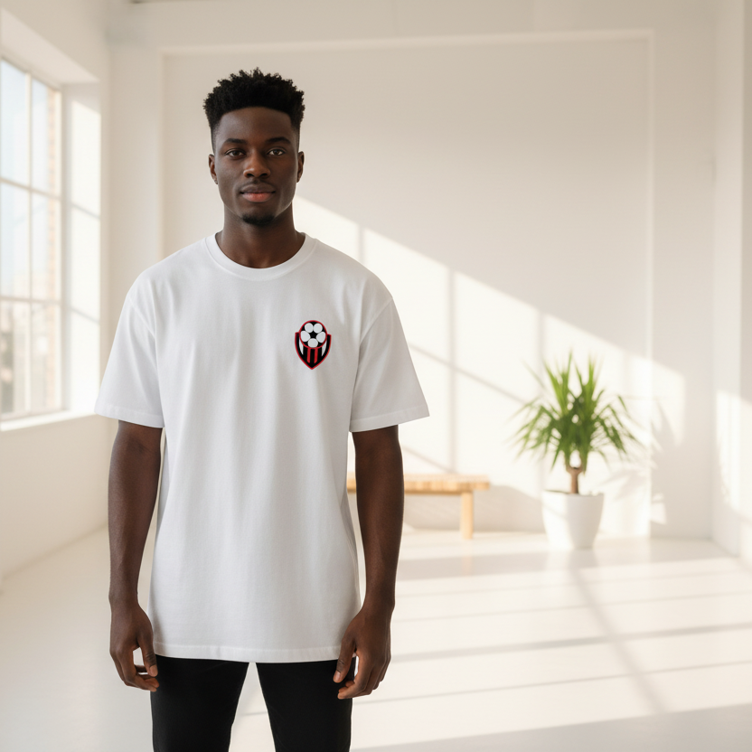 Trinidad Flag Themed Graphic Unisex Oversized T-Shirt