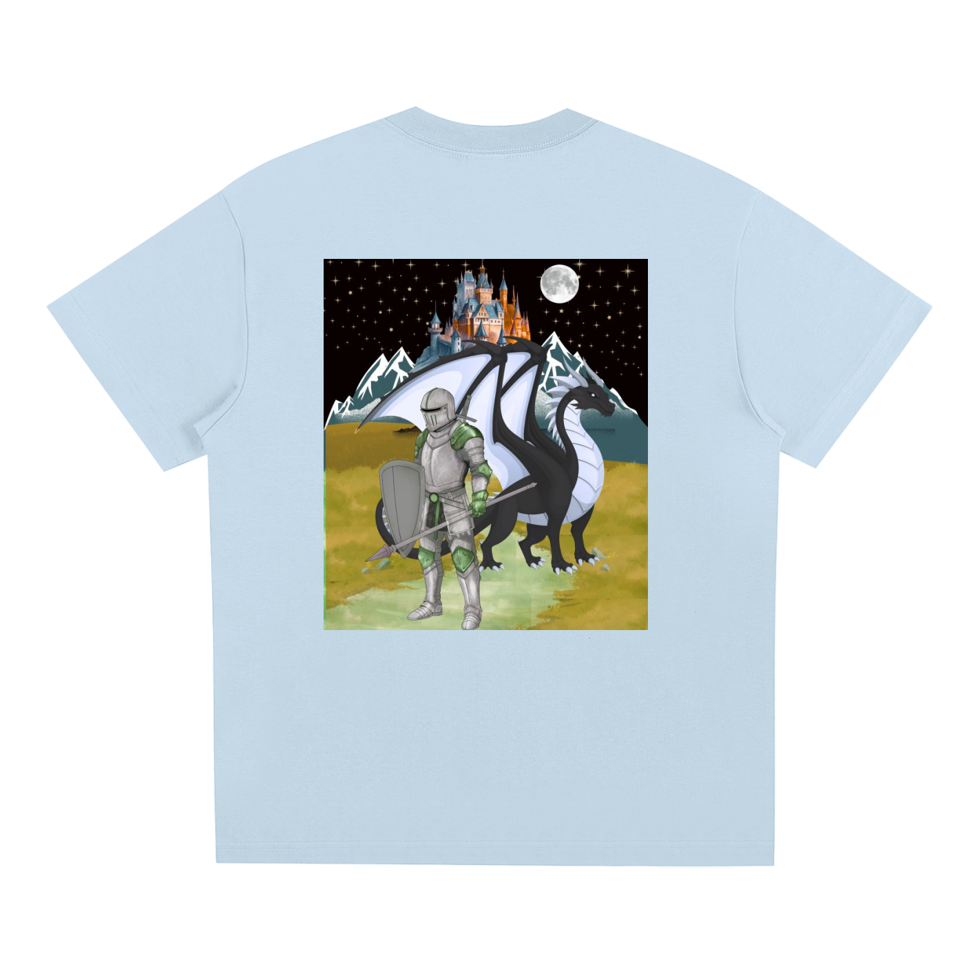 Medieval Themed Tee, Knights and Dragon Fans, Unisex Graphic T-shirt