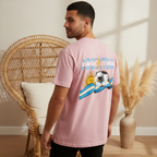 Unisex Essential Cotton T-Shirt Featuring an Argentina Flag Graphic Art Design