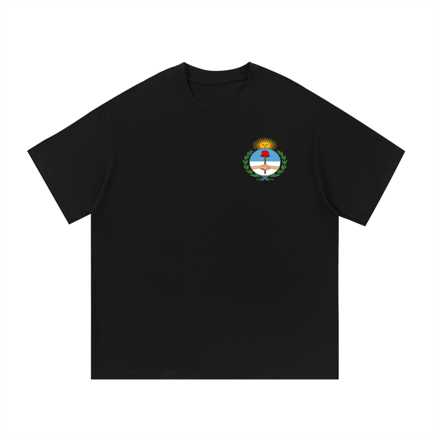 Argentina Flag Art Graphic Unisex Essential Cotton T-Shirt