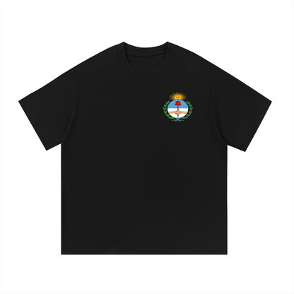 Argentina Flag Art Graphic Unisex Essential Cotton T-Shirt
