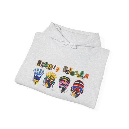 Ethnic Streetwear Unisex Heavy Blend, Hand-Drawn Tribal Music Art, Daily Wear