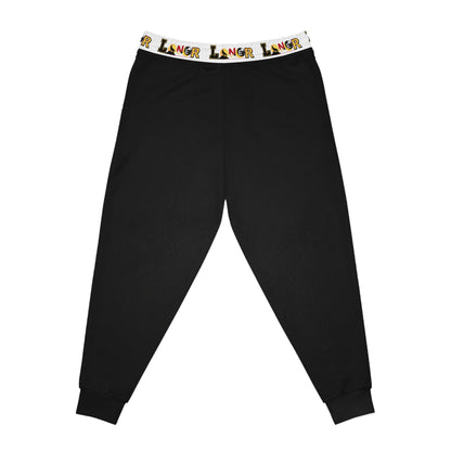 Vibrant Floral Dragon Print Athletic Joggers, Comfortable Unisex Sweatpants