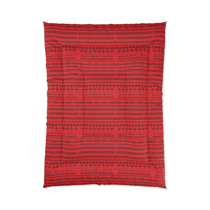 Boho Geometric Comforter, Cozy Blanket for Home Decor, Boho Style Bedding
