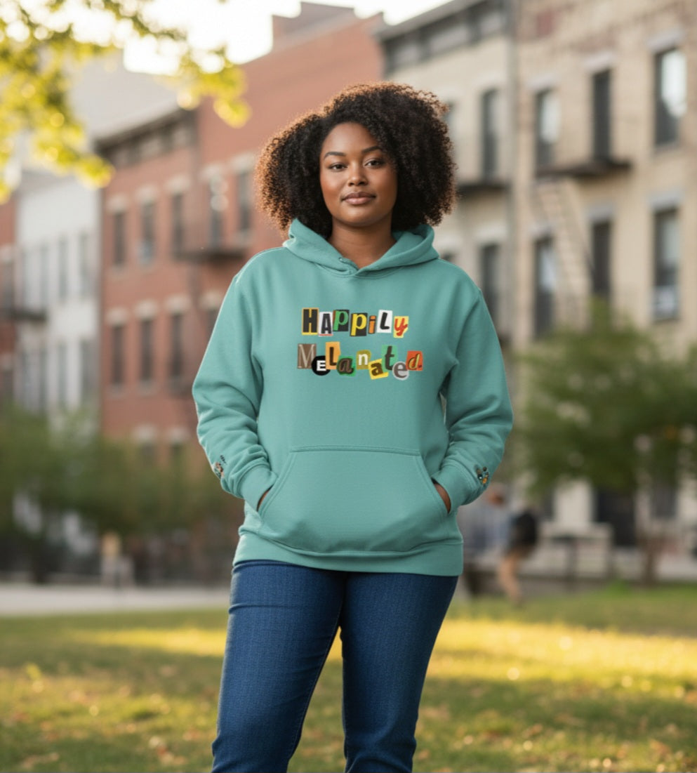 Afro Music Cartoon Unisex Oversize Fleeced Hoodie ODMPOD