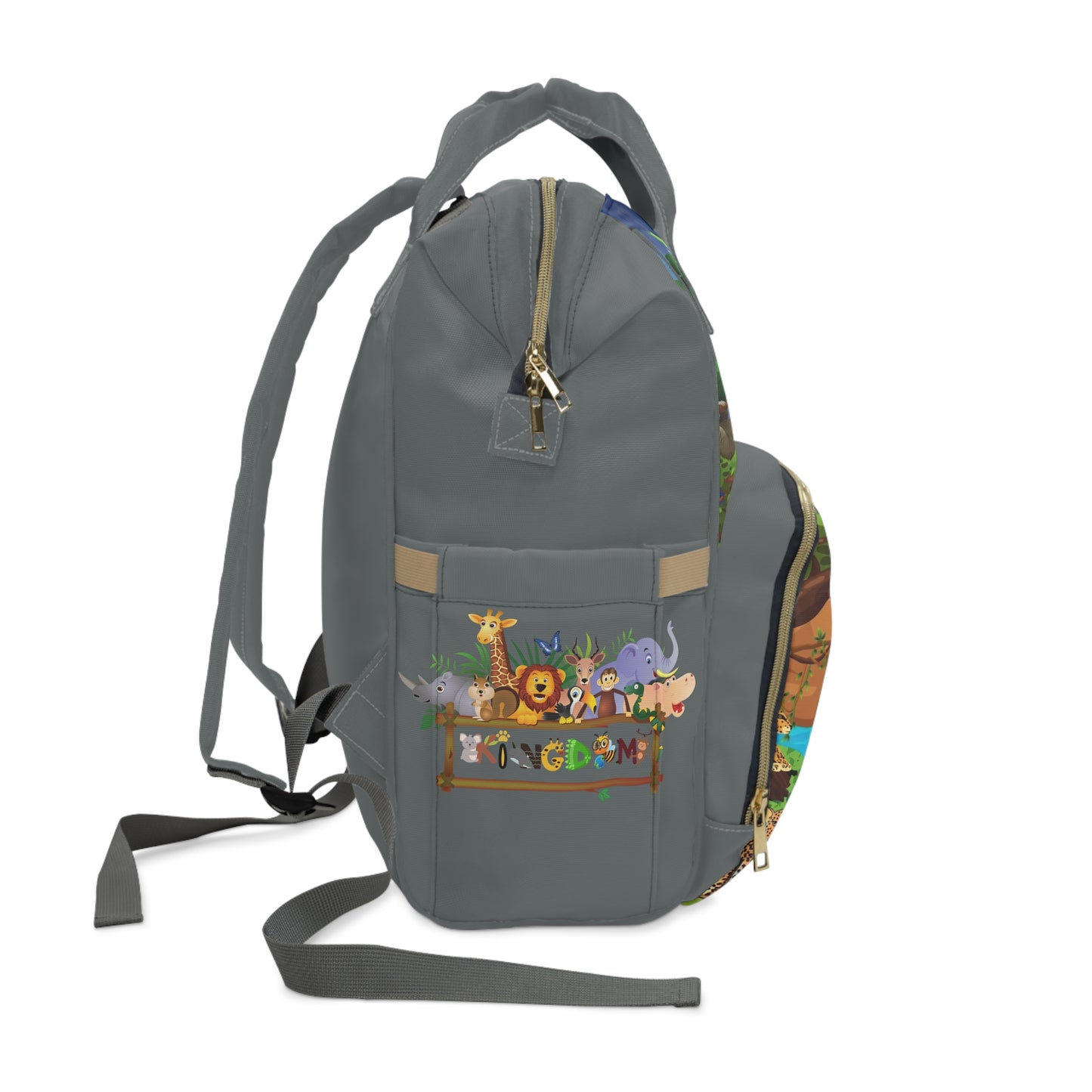 Adventurous Jungle Diaper Backpack for Parents