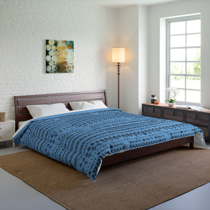 Boho Geometric Comforter, Cozy Blanket for Home Decor, Boho Style Bedding