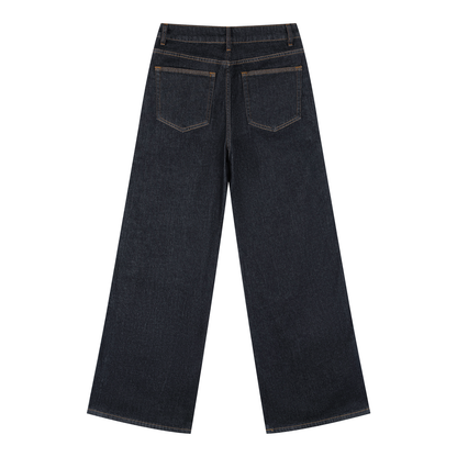 Colorful Tiger Art Graphic Women's Straight-Leg Denim Jeans