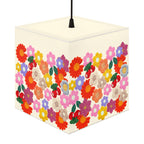 Floral Cube Lamp — Colorful Daisy Light Cube for Bedroom & Nursery Printify