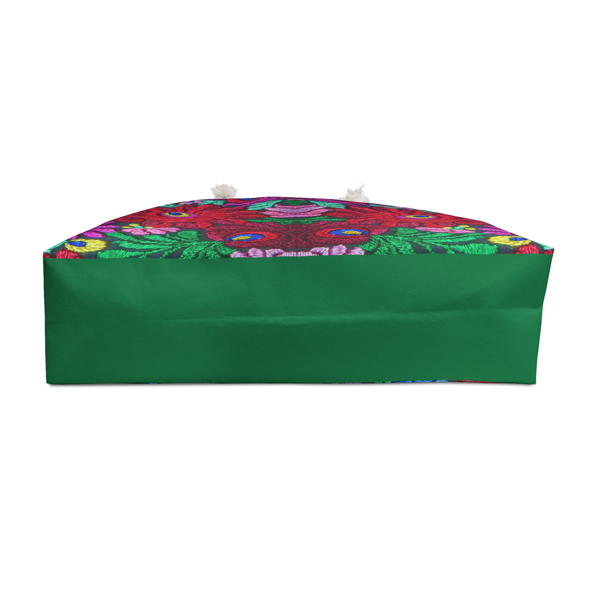 Boho Floral Weekender Bag — Vibrant Embroidered-Inspired Travel Tote Printify