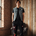 Unisex Punk Rock-Themed Graphic Drawstring Jogger Sweatpants ODMPOD