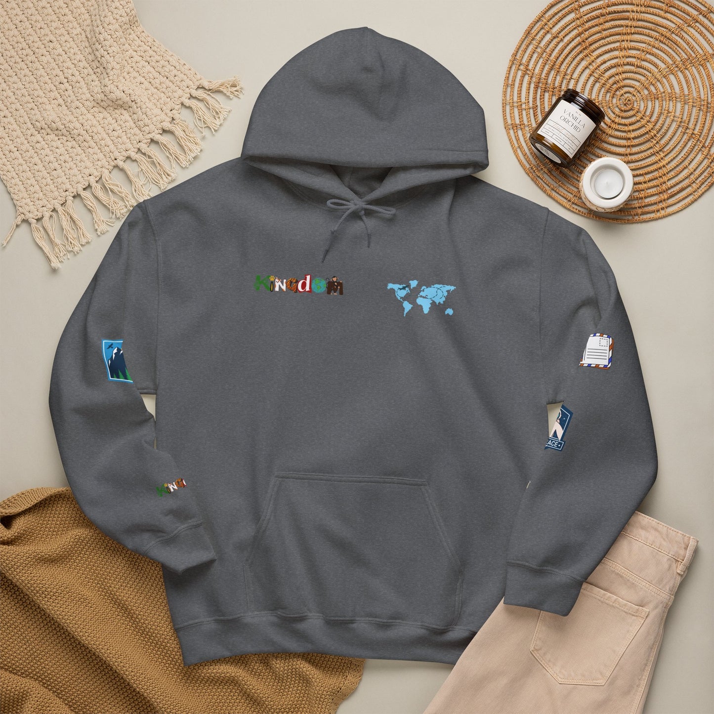 Vacation Mode Graphic Hoodie, Travel Enthusiast Unisex Hoodie,