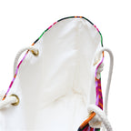 Vibrant Floral Weekender Bag - Bohemian Travel Tote, Beach Tote, Gym Bag, Yoga Bag Printify