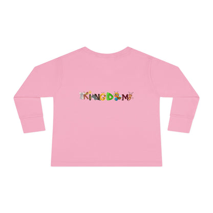 Orca Graphic Toddler Long Sleeve Tee for Kids, Whale Shirt, Children's Wildlife Top
