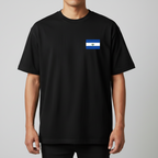 El Salvador Flag Themed Unisex Oversized T-Shirt ODMPOD