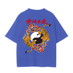 Ying and Yang Graphic Tiger Unisex Seamless Unisex T-Shirt
