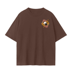 Ying and Yang Graphic Tiger Unisex Seamless Unisex T-Shirt