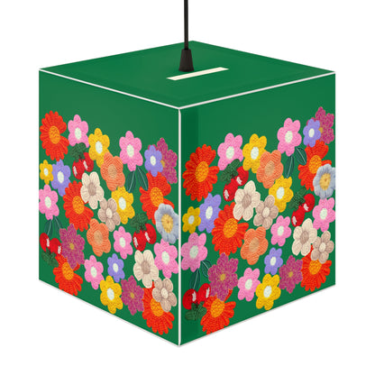 Floral Cube Lamp — Colorful Daisy Light Cube for Bedroom & Nursery