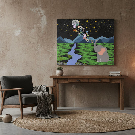 Elephant Canvas Wall Art - Canvas Gallery Wraps, Elephant Artwork, Wildlife Decor Printify