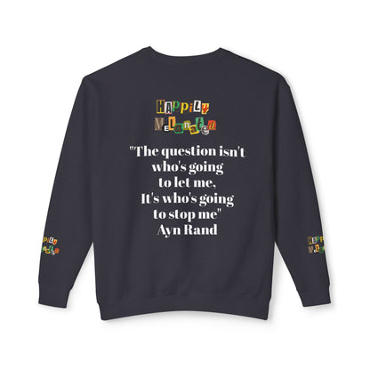 Afrocentric Graphic Sweatshirt - Black Art Unisex Lightweight Crewneck