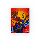 Jazz-Inspired Hard Backed Journal - Creative and Inspirational Note-Taking Printify