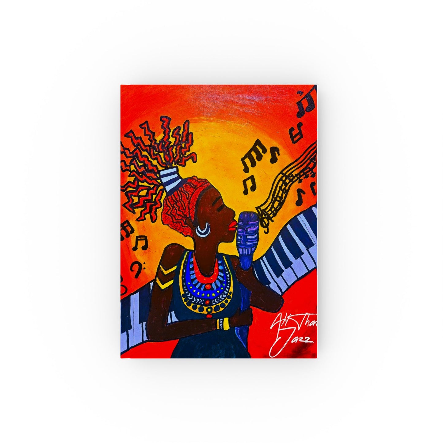 Jazz-Inspired Hard Backed Journal - Creative and Inspirational Note-Taking