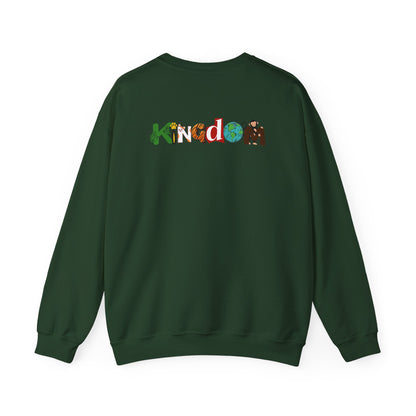 Panda Kingdom Crewneck Sweatshirt — Scenic Bamboo Forest Graphic