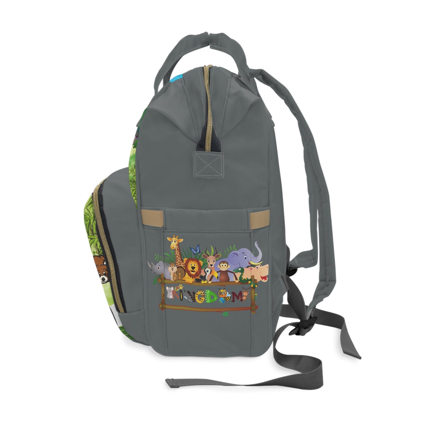 Eco-Friendly Panda Design Diaper Backpack for Parents on the Go
