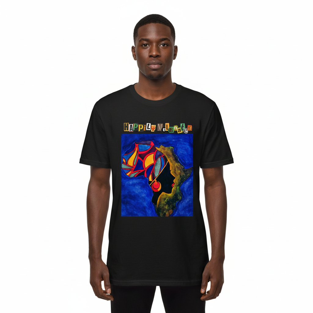 African Continental Graphic Unisex Essential Cotton T-Shirt
