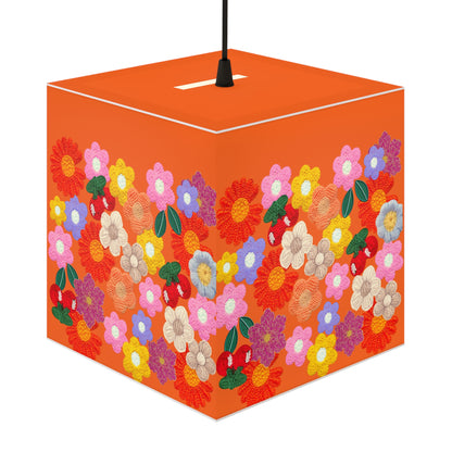 Floral Cube Lamp — Colorful Daisy Light Cube for Bedroom & Nursery